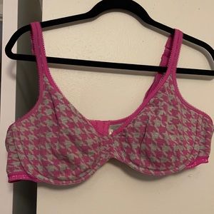 Cute Cacique Bra in Grey and Pink, 44C